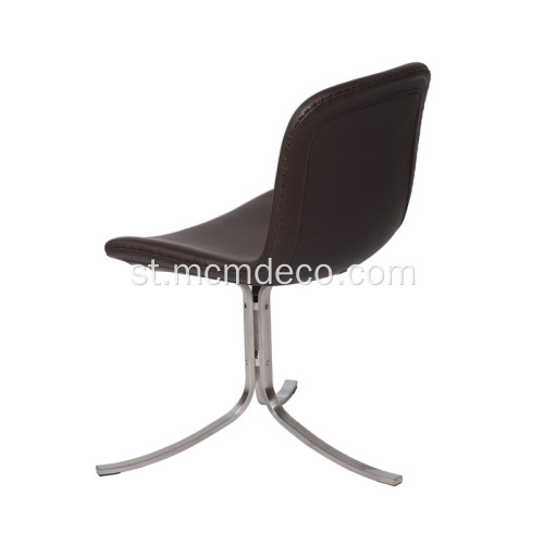 Poul Kjaerholm PK9 Leather Side Chair